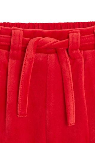 Short de pana - Rojo