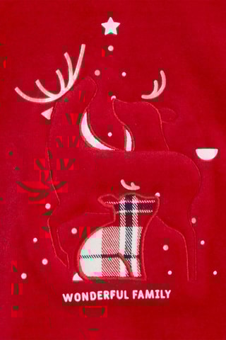 Pelele efecto doble prenda - Rojo y blanco - Obaïbi