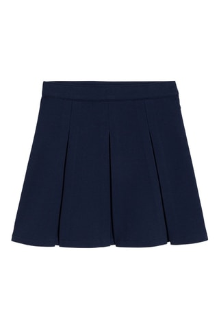 Falda plisada - Azul marino - Okaïdi