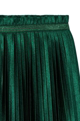 Falda plisada - Verde botella - Okaïdi