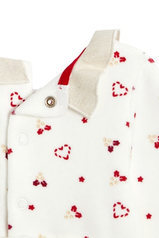 Pelele de terciopelo - Rojo - Obaïbi