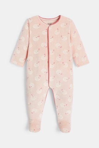 Pelele - Blanco y rosa empolvado - Obaïbi