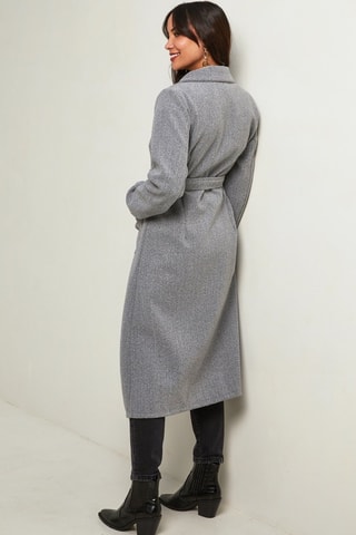 Manteau droit  - Gris