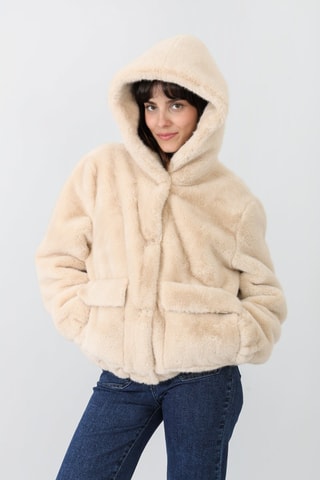 Veste droite  - Beige