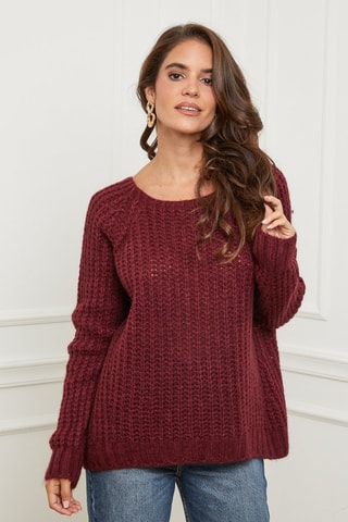 Trui  - Bordeauxrood