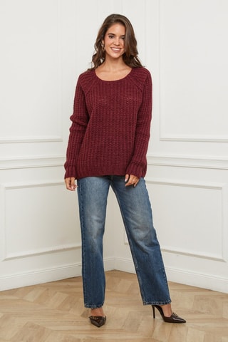 Trui  - Bordeauxrood