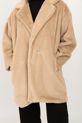 Manteau loose - Camel
