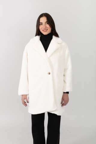 Manteau loose - Écru