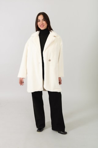 Manteau loose - Écru