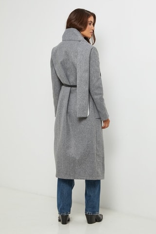 Manteau droit  - Gris