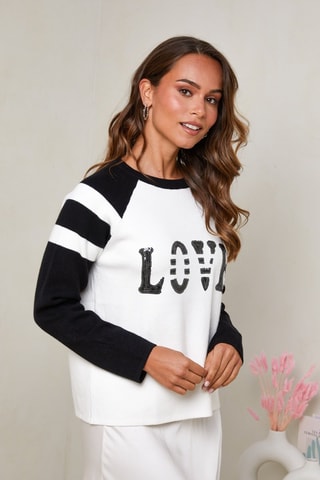 Trui  - Wit en zwart