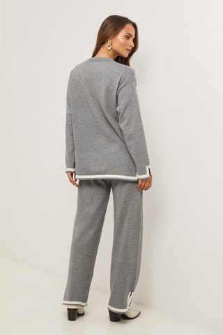 Trui en Broek  - Wit en grijs