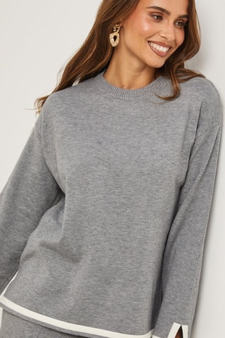 Trui en Broek  - Wit en grijs