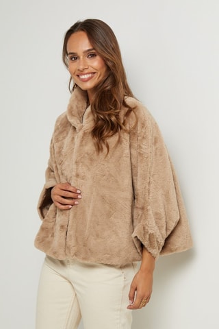 Veste droite  - Taupe