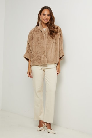 Veste droite  - Taupe