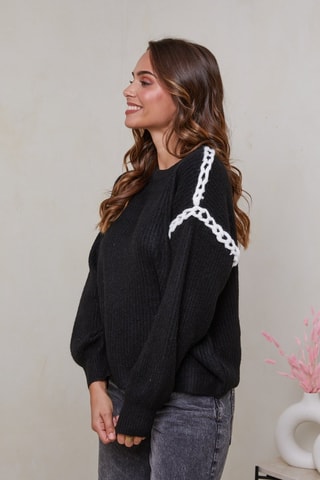 Trui  - Wit en zwart