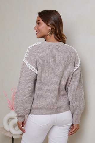 Trui  - Wit en grijs