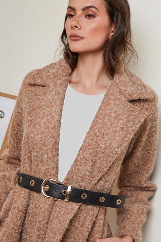 Manteau ajusté - Camel