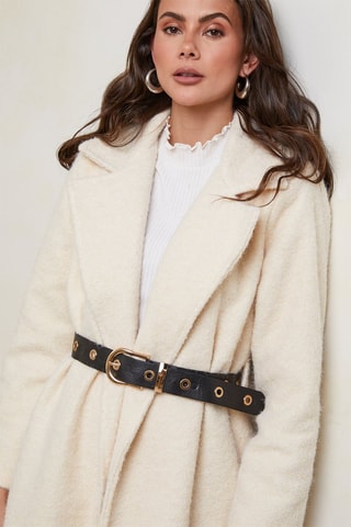 Manteau ajusté - Écru