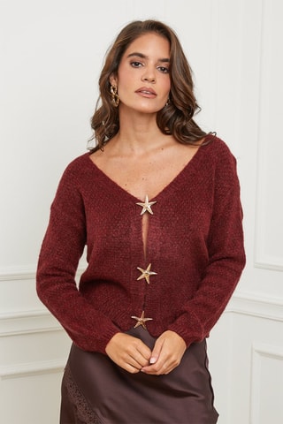 Vest  - Bordeauxrood