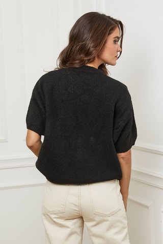 Trui  - Zwart en beige