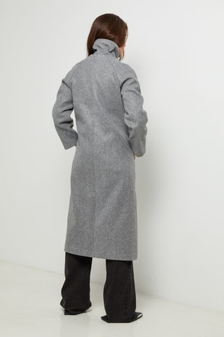 Manteau droit  - Gris