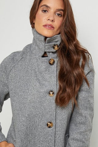 Manteau droit  - Gris