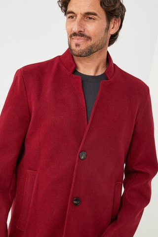 Manteau droit  - Bordeaux