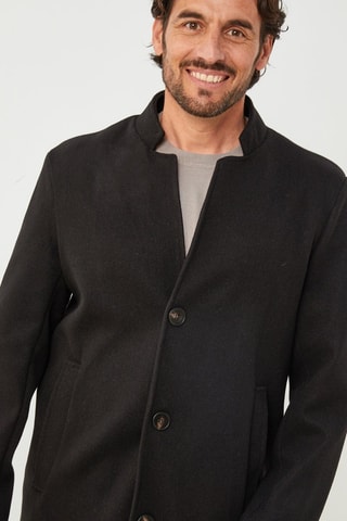 Manteau droit  - Noir