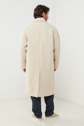 Manteau droit  - Beige