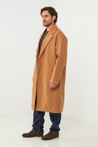 Manteau droit  - Camel