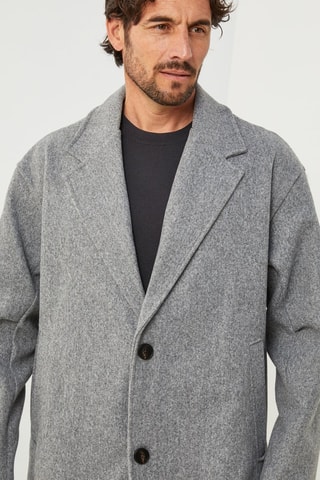 Manteau droit  - Gris