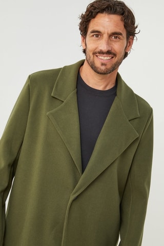 Manteau droit  - Kaki