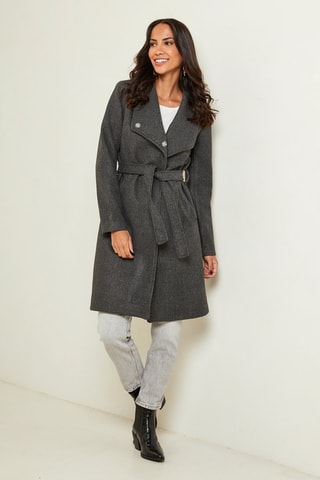 Manteau droit  - Anthracite