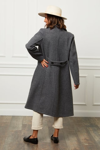 Manteau long droit  - Anthracite
