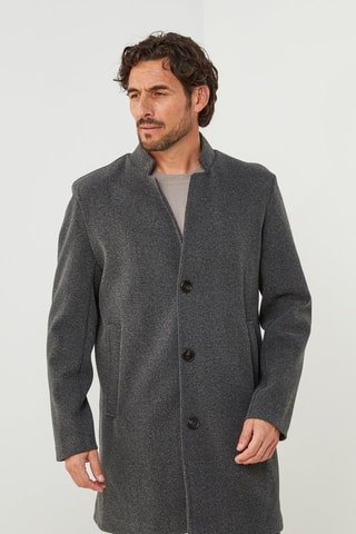 Manteau droit  - Anthracite
