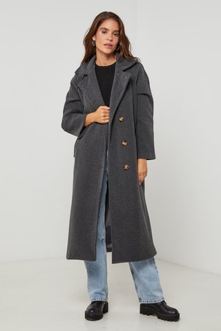 Manteau droit  - Anthracite