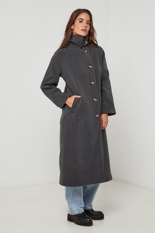 Manteau droit  - Anthracite