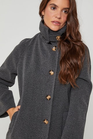 Manteau droit  - Anthracite