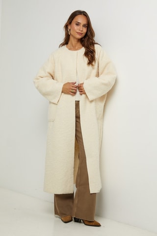 Manteau loose - Blanc
