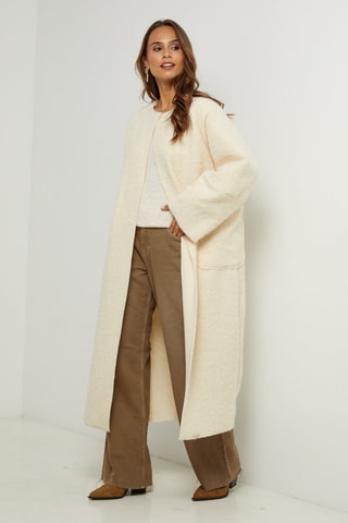 Manteau loose - Blanc