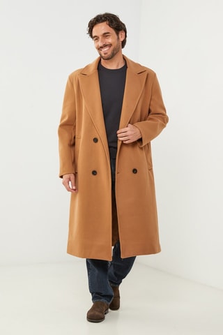 Manteau droit  - Camel