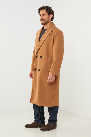 Manteau droit  - Camel