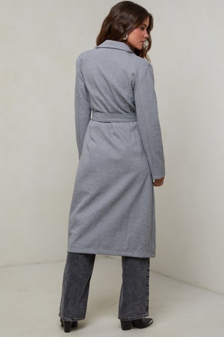 Manteau droit  - Gris