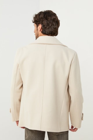 Manteau droit  - Beige