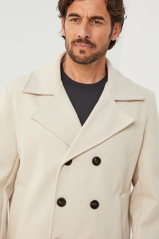 Manteau droit  - Beige