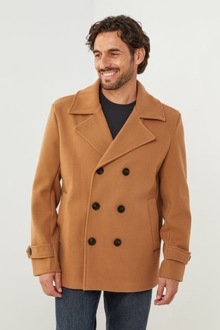 Manteau droit  - Camel