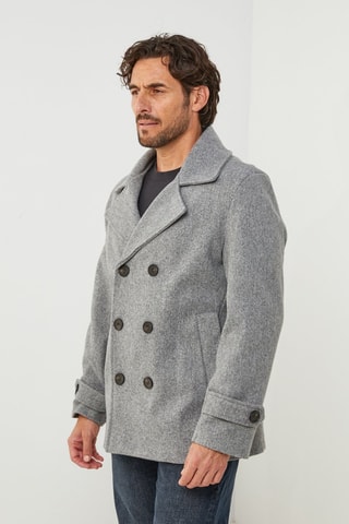 Manteau droit  - Gris