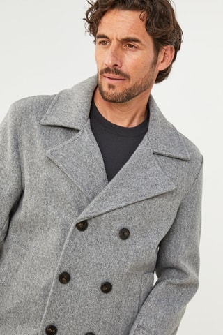 Manteau droit  - Gris
