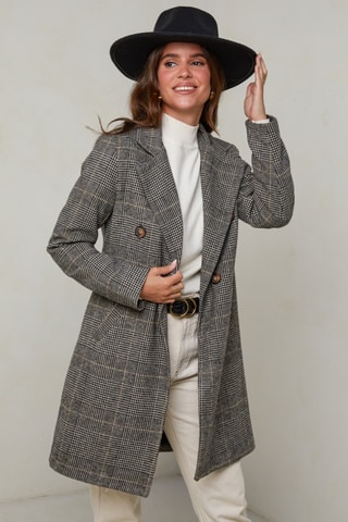 Manteau droit - Camel